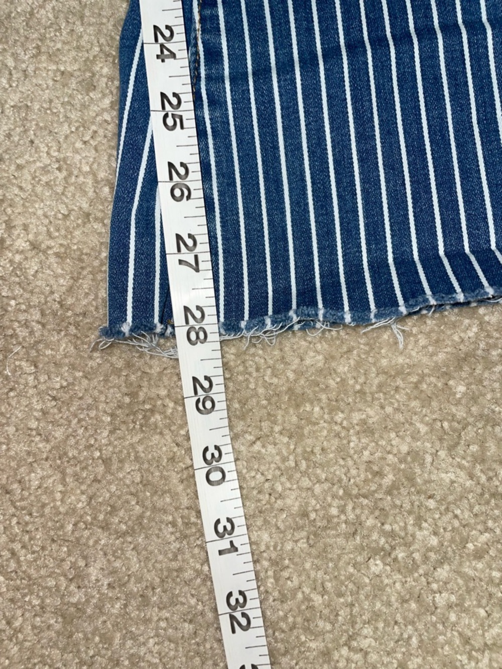Judy Blue Pin Striped Flared Jeans - Picture 3 of 7